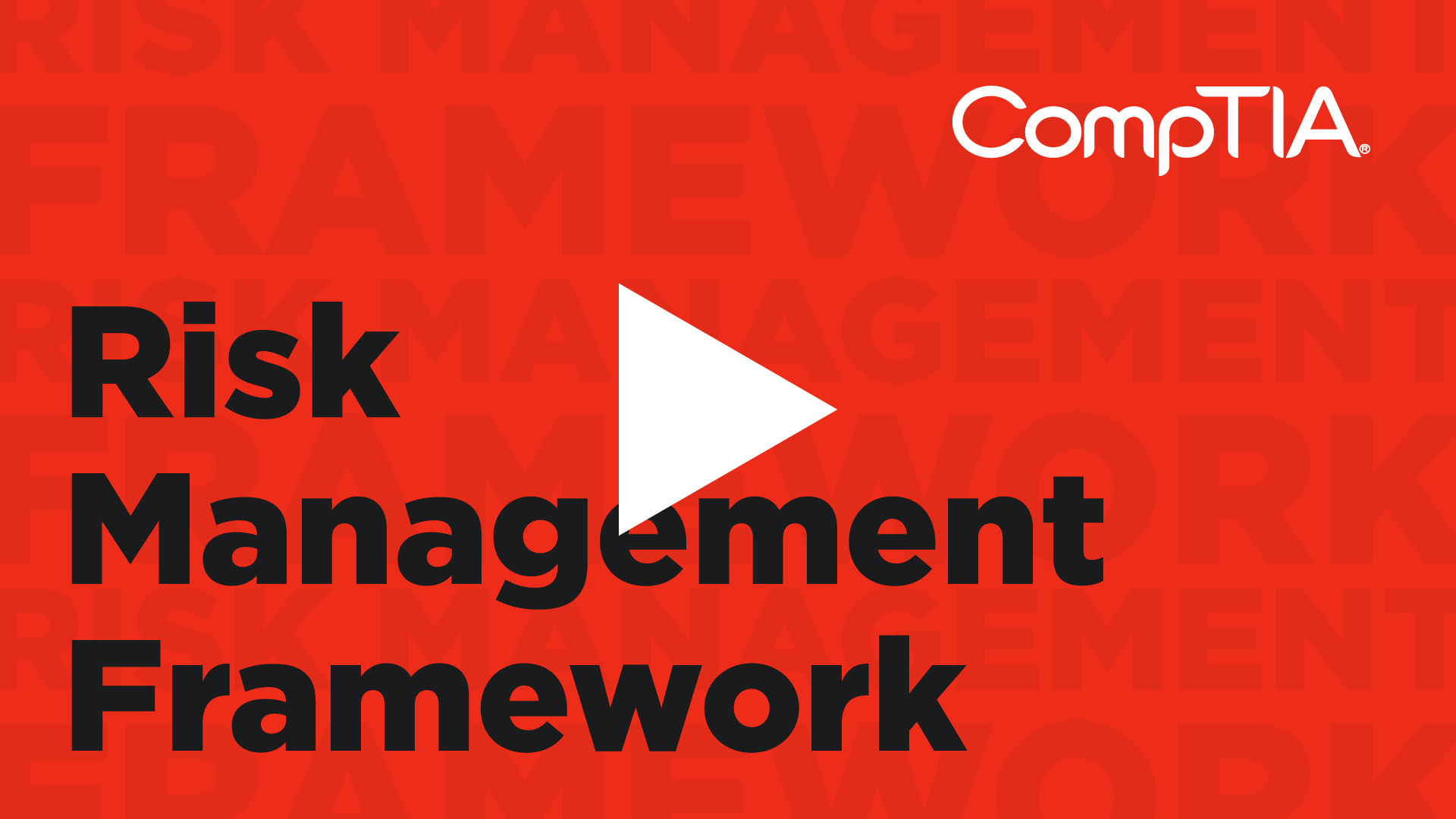 Risk Management Framework